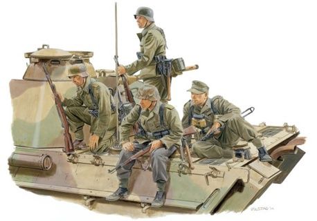 Military Dragon 1/35 Panzer Riders (Lorraine 1944)