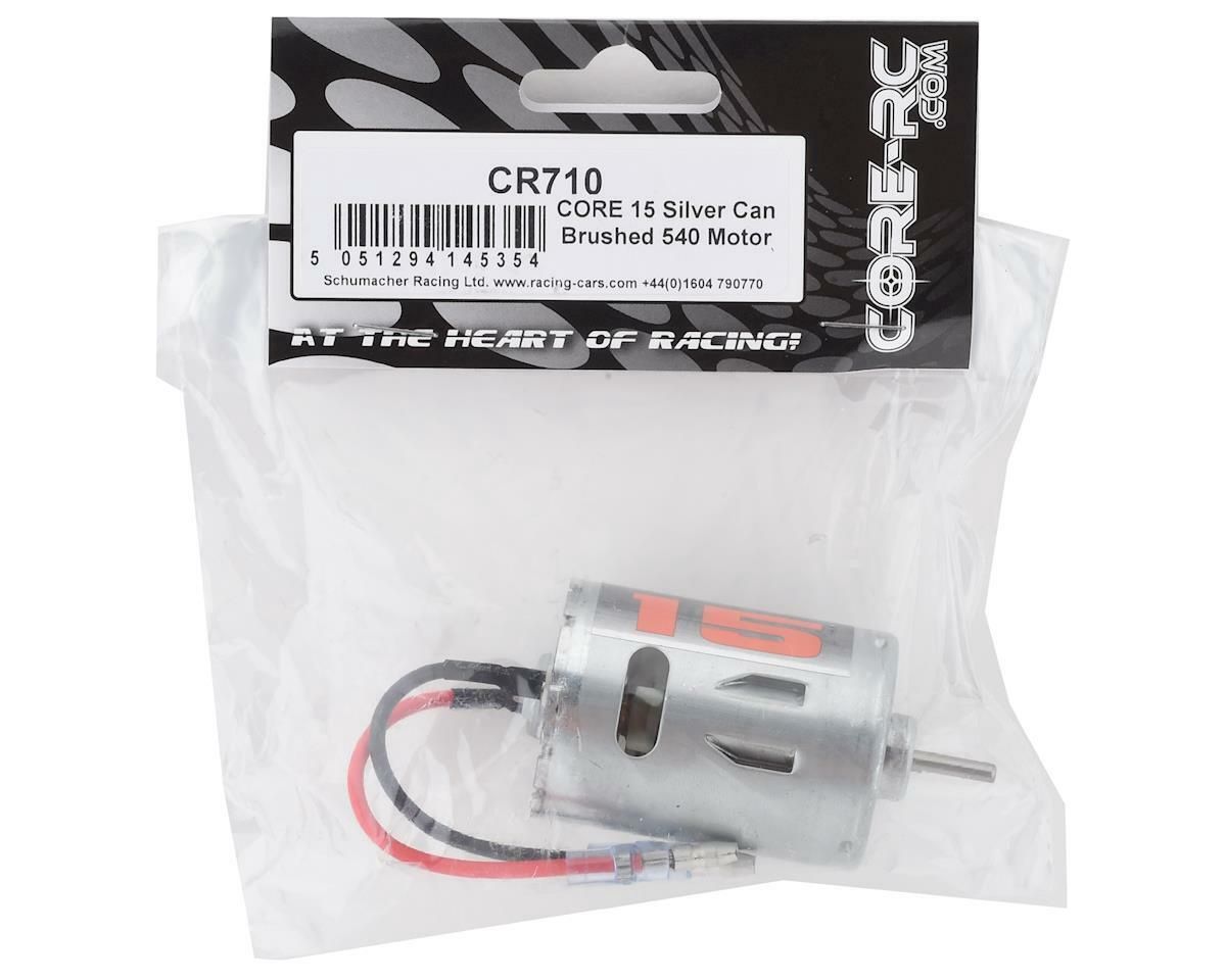 Core RC 15T Silver Can Brushed 540 Motor