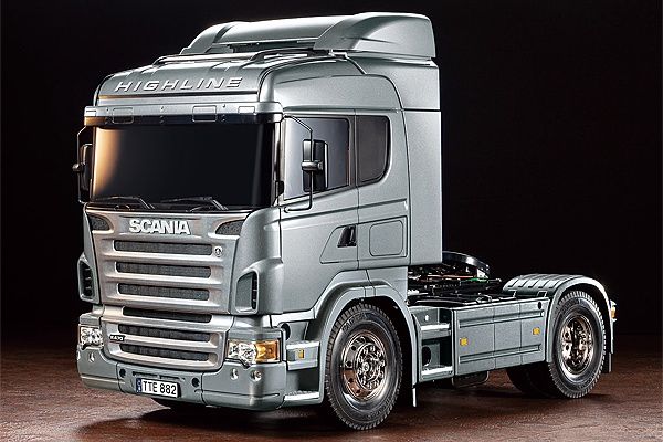 Scania R470 Highline R/C Lorry Kit (Pre-Painted Silver)