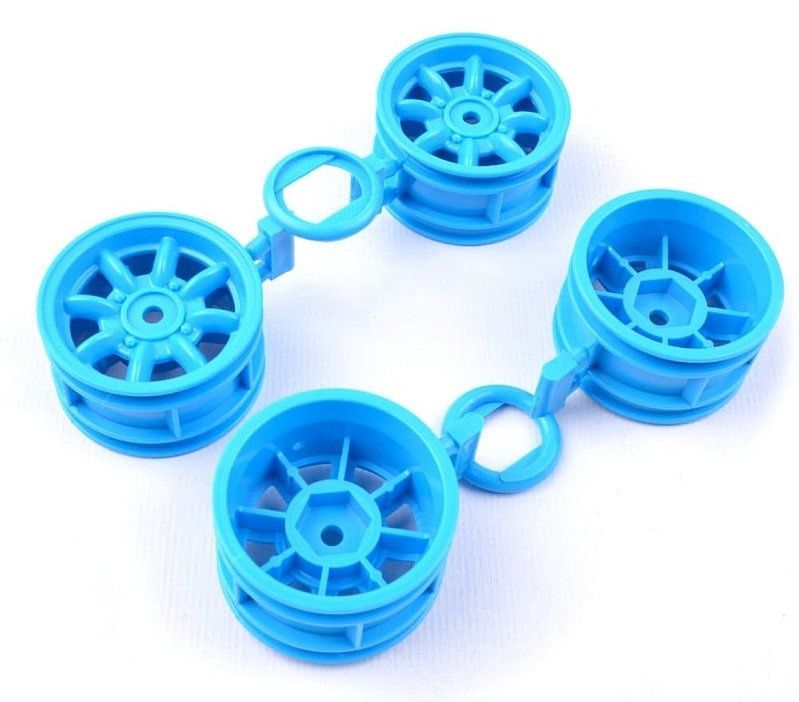 Escort MKII Wheels Blue x4