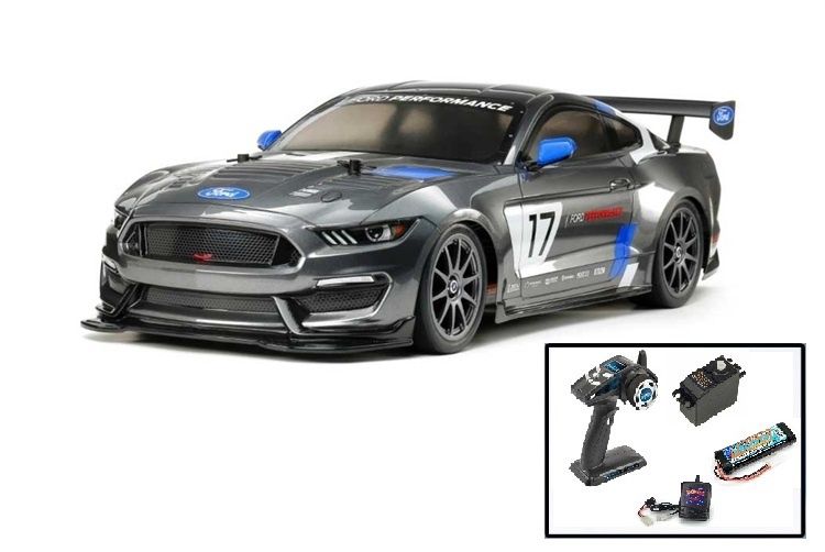 RC FORD MUSTANG GT4 - TT02 With ESC (Steerwheel Bundle) - 58664