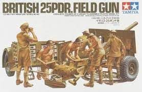 Military Tamiya 1/35 British 25Pdr Field Gun