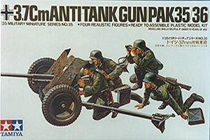 Military Tamiya 1/35 37mm Anti-Tank Gun PaK 35/36