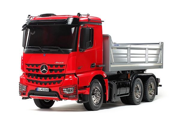 Arocs 3348 Tipper Pre-Painted Red and Silver