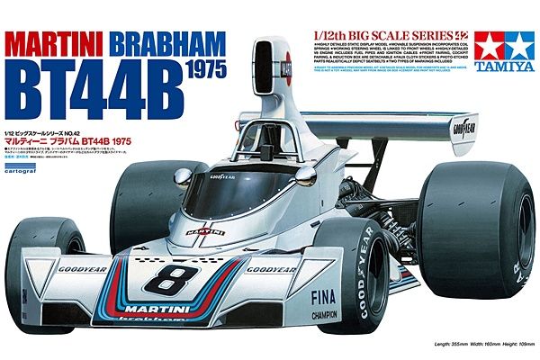 Cars, Bikes and Trucks Tamiya 1/12 Martini Brabham BT44B 1975