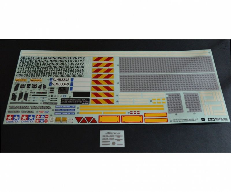 Arocs 3348 Metal Stickers