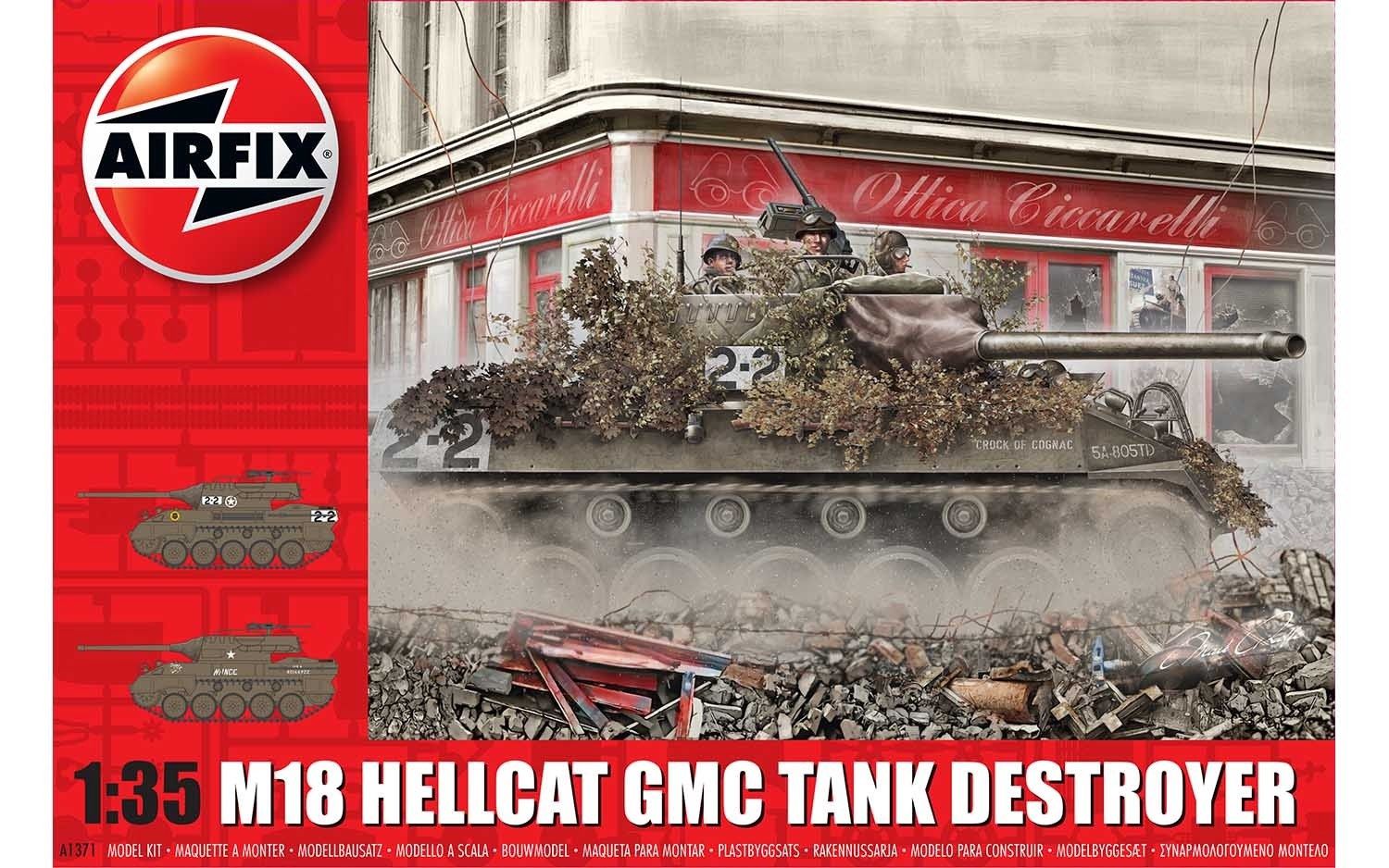 Military Airfix 1/35 M18 Hellcat GMC Tank Destroyer