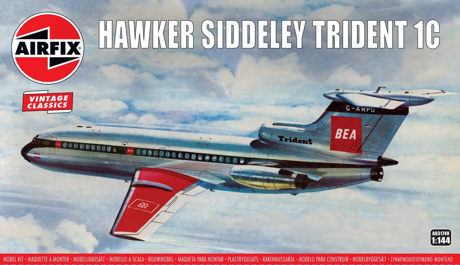 Aircraft Airfix 1/144 Hawker Siddeley 121 Trident