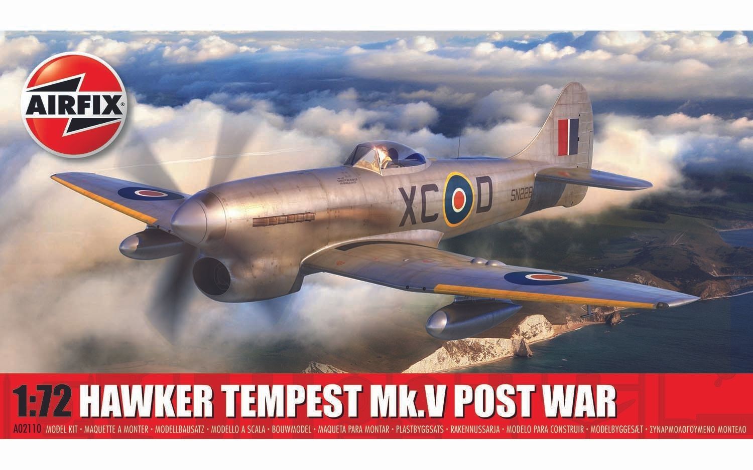 Aircraft Airfix 1/72 Hawker Tempest Mk.V Post War