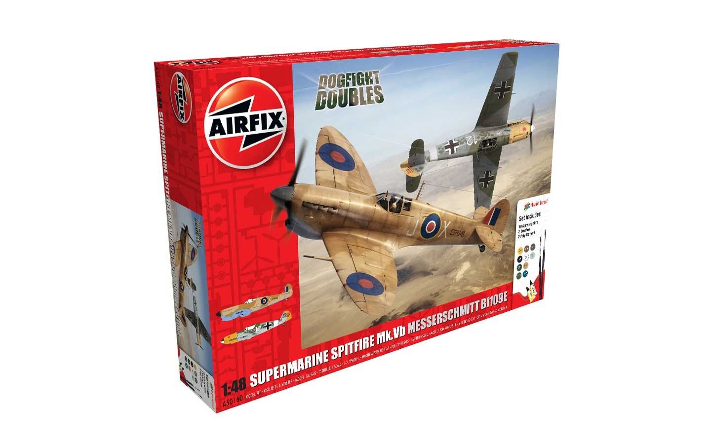 Aircraft Airfix 1/48 Supermarine Spitfire Mk. Vb vs. Messerschmitt Bf109E