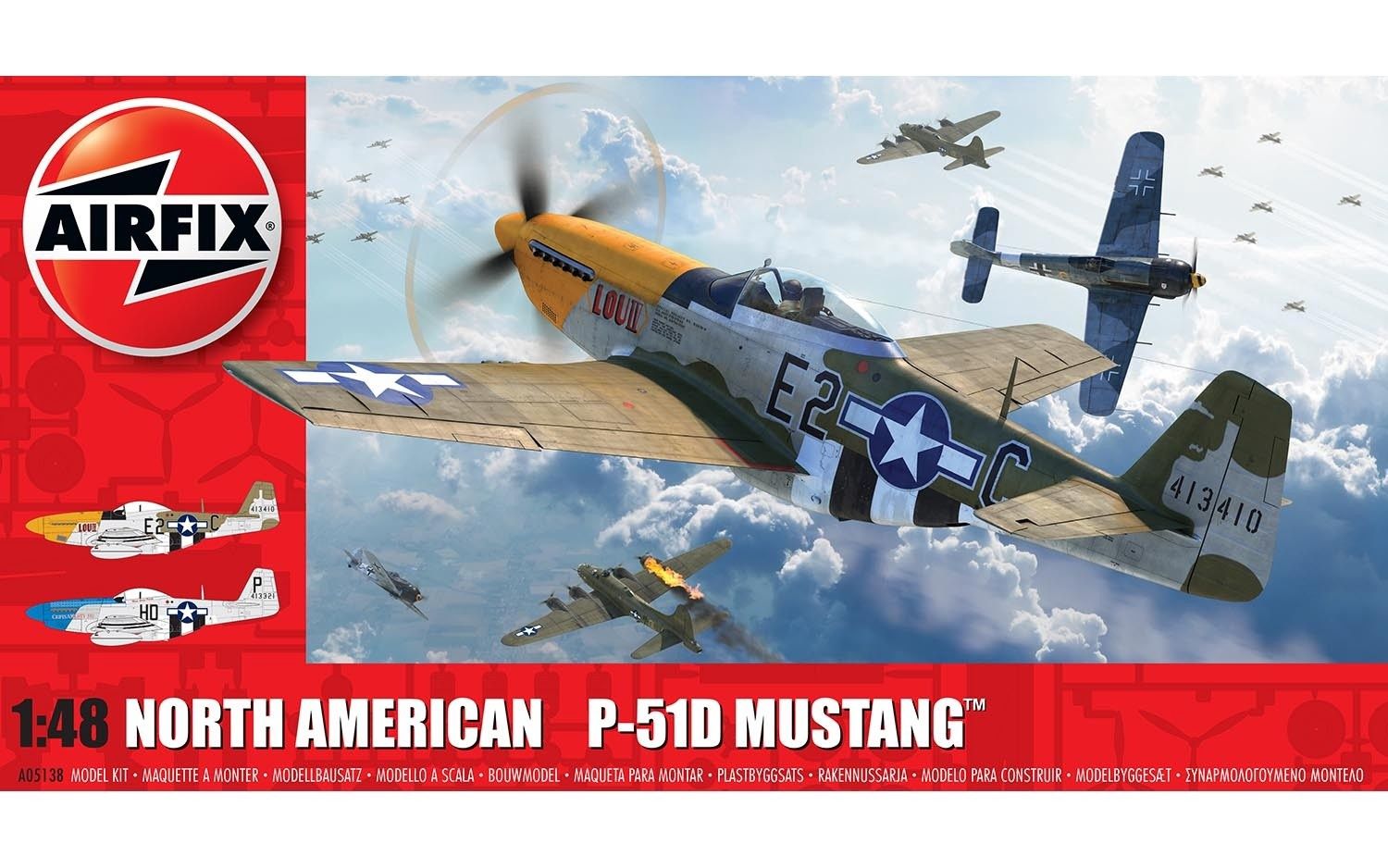 Aircraft Airfix 1/48 North American P-51D Mustang