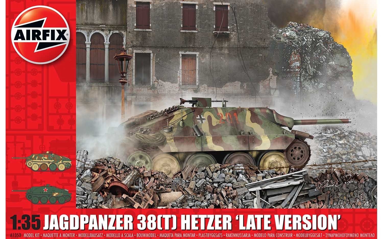 Military Airfix 1/35 JagdPanzer 38 tonne Hetzer, Late Version