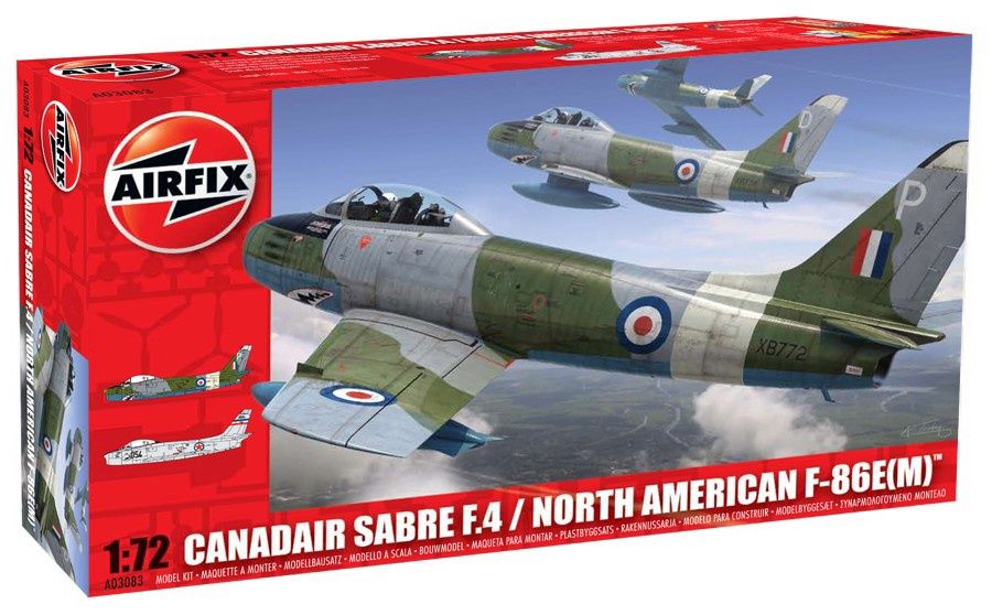 Aircraft Airfix 1/72 Canadair Sabre F.4 / North American F86E(M)