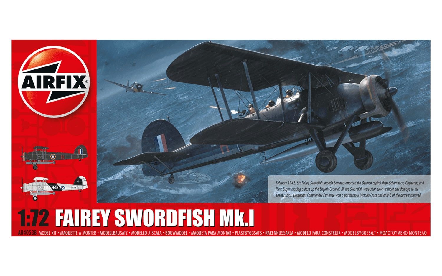 Aircraft Airfix 1/72 Fairey Swordfish Mk.I 1:72