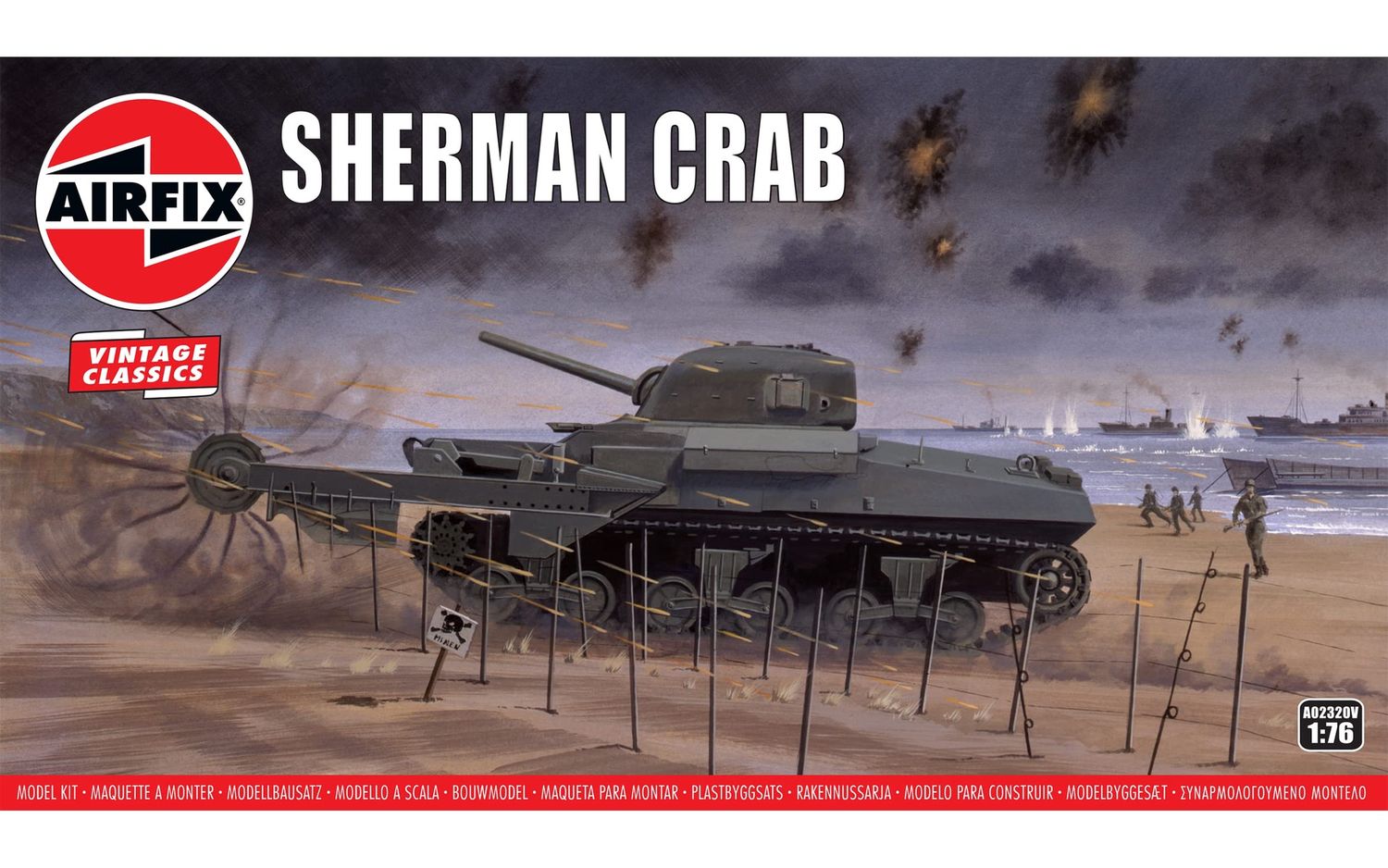 Military Airfix 1/76 Sherman Crab