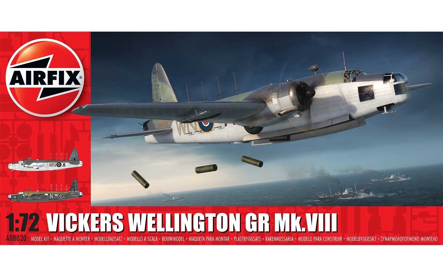 Aircraft Airfix 1/72 Vickers Wellington GR Mk.VIII