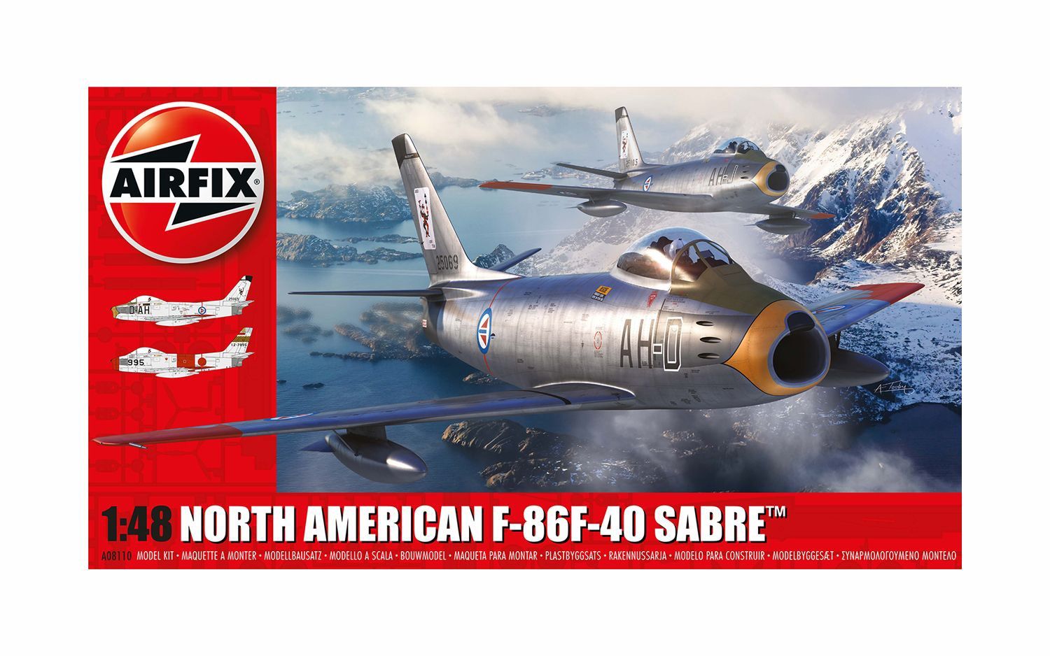 Aircraft Airfix 1/48 North American F-86F-40 Sabre