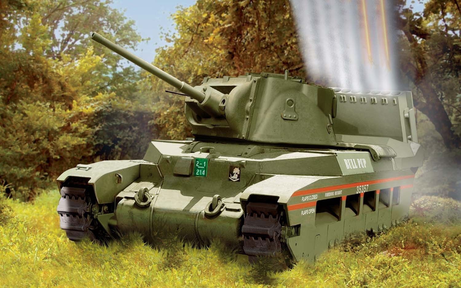 Military Airfix 1/76 Matilda Hedgehog