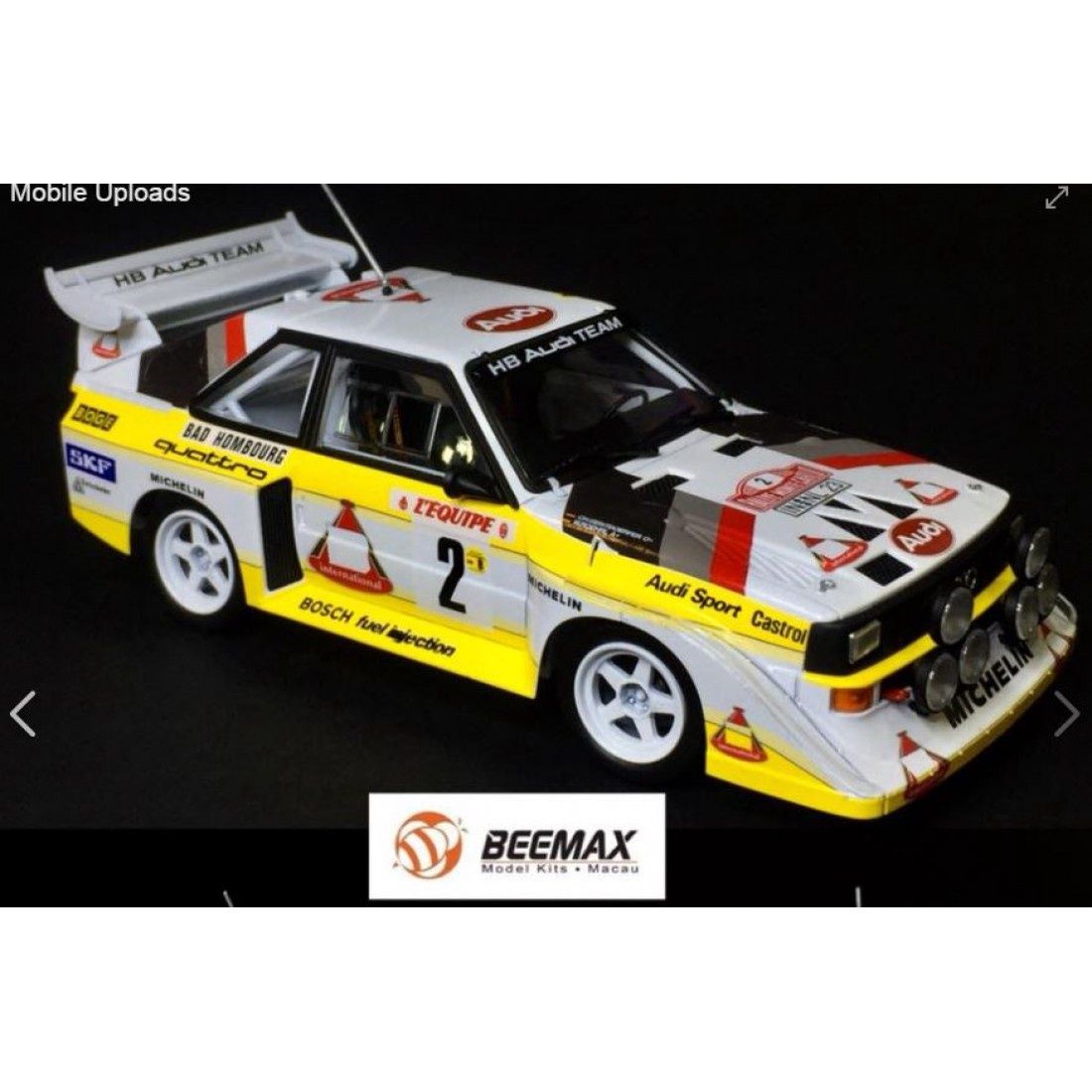 Cars, Bikes and Trucks Aoshima 1/24 Audi Sport Quattro S1