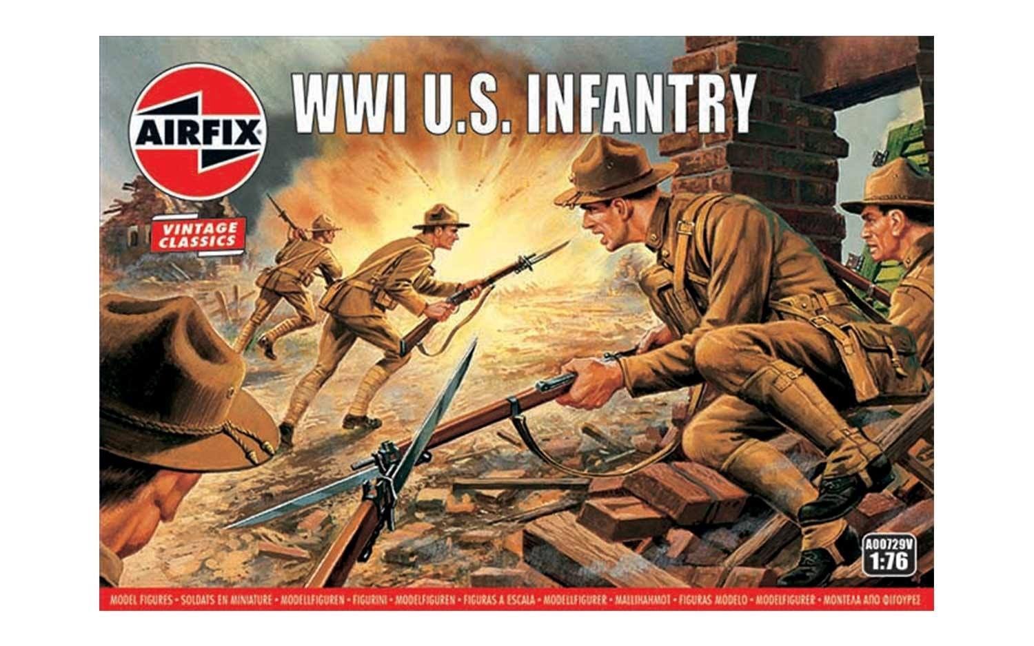 Military Airfix 1/76 WWI U.S Infantry