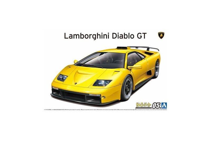 Cars, Bikes and Trucks Aoshima 1/24 Lamborghini Diablo GT