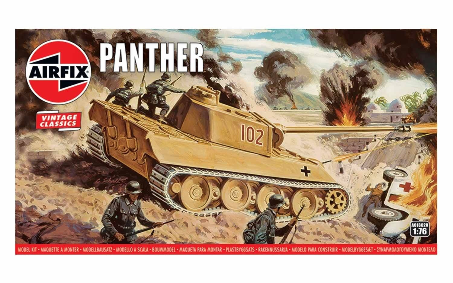 Military Airfix 1/76 Panther German Tank