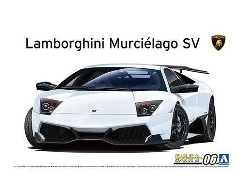 Cars, Bikes and Trucks Aoshima 1/24 Lamborghini Murcielago SV 2009