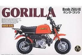 Cars, Bikes and Trucks Aoshima 1/12 Honda Z50J-III Gorilla Bike