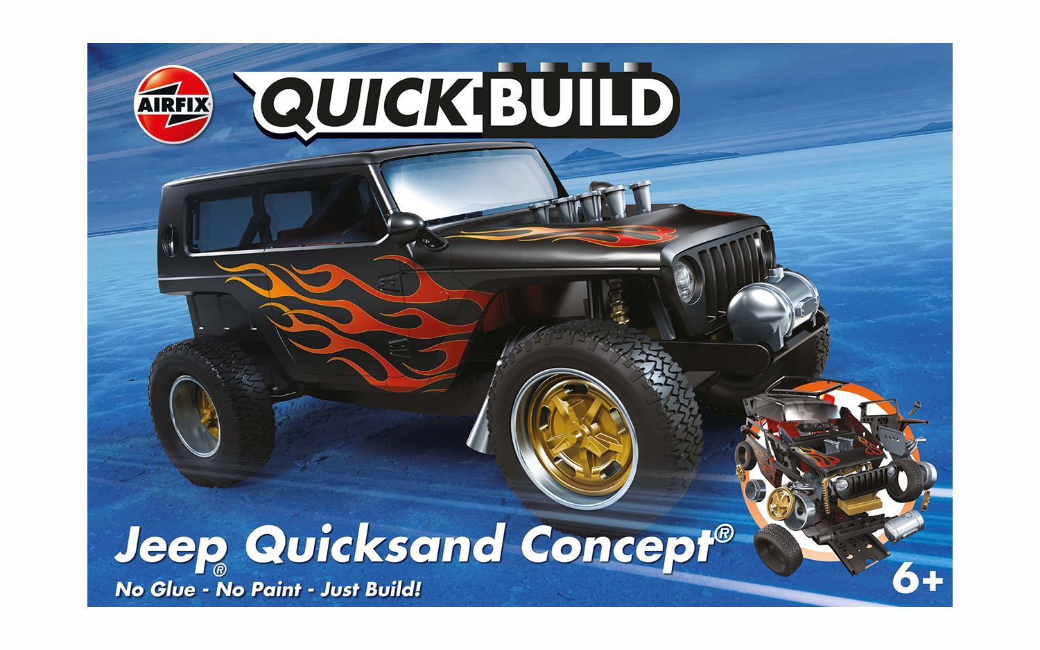 Cars, Bikes and Trucks Airfix Quickbuild Quickbuild Jeep Quicksand Concept