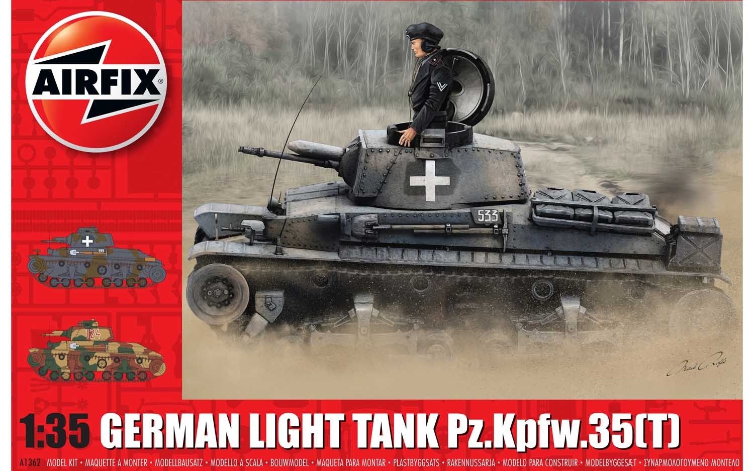 Military Airfix 1/35 German Light Tank Pz.Kpfw.35(T)