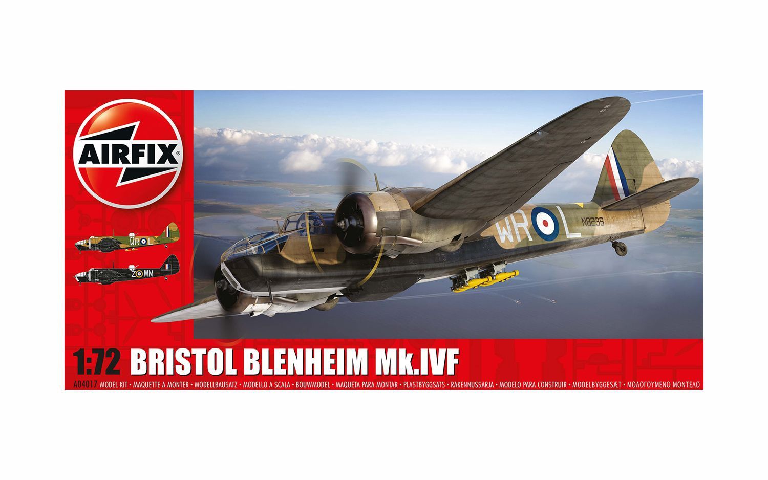 Aircraft Airfix 1/72 Bristol Blenheim Mk.IVF Fighter