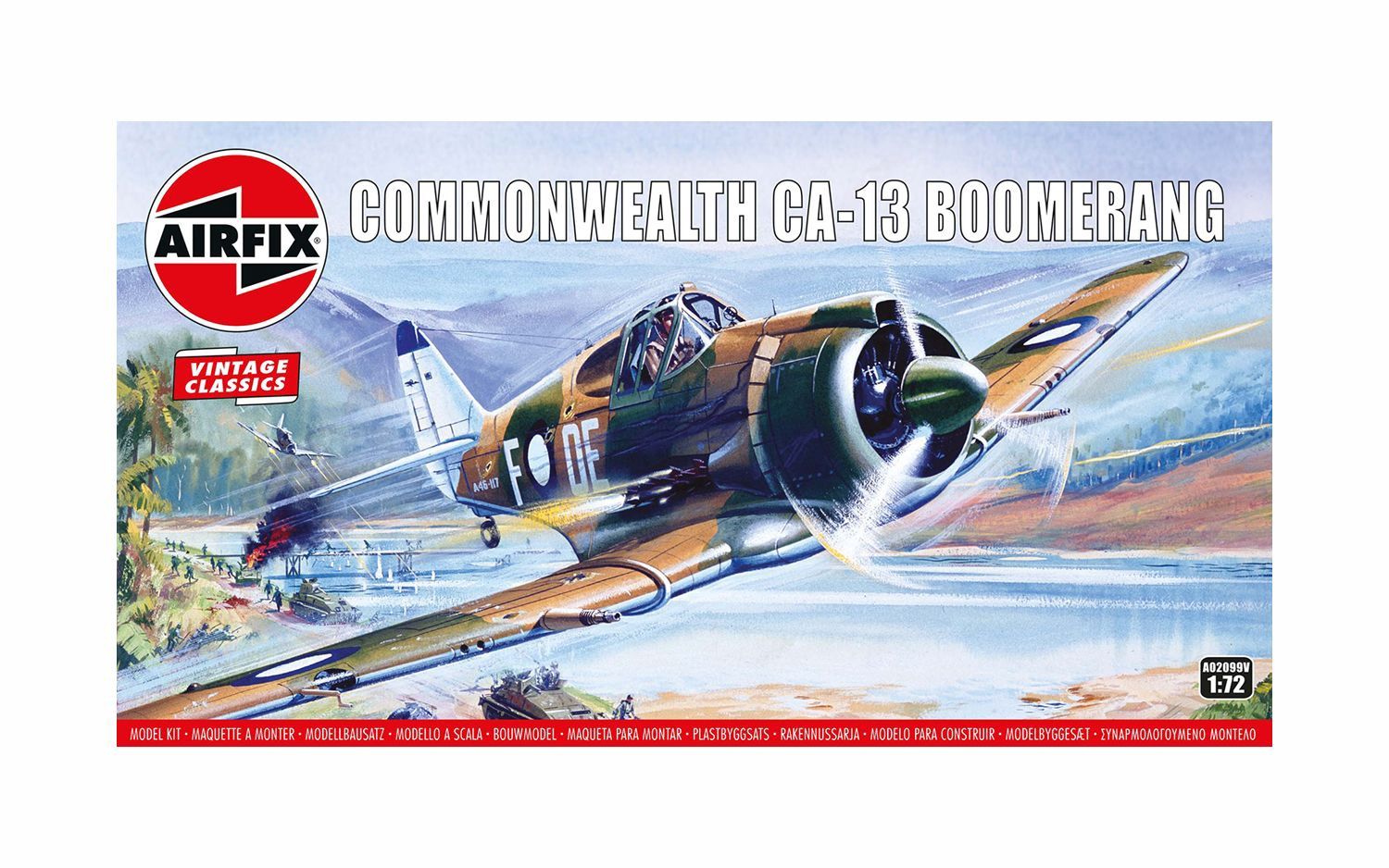 Aircraft Airfix 1/72 Commonwealth CA-13 Boomerang