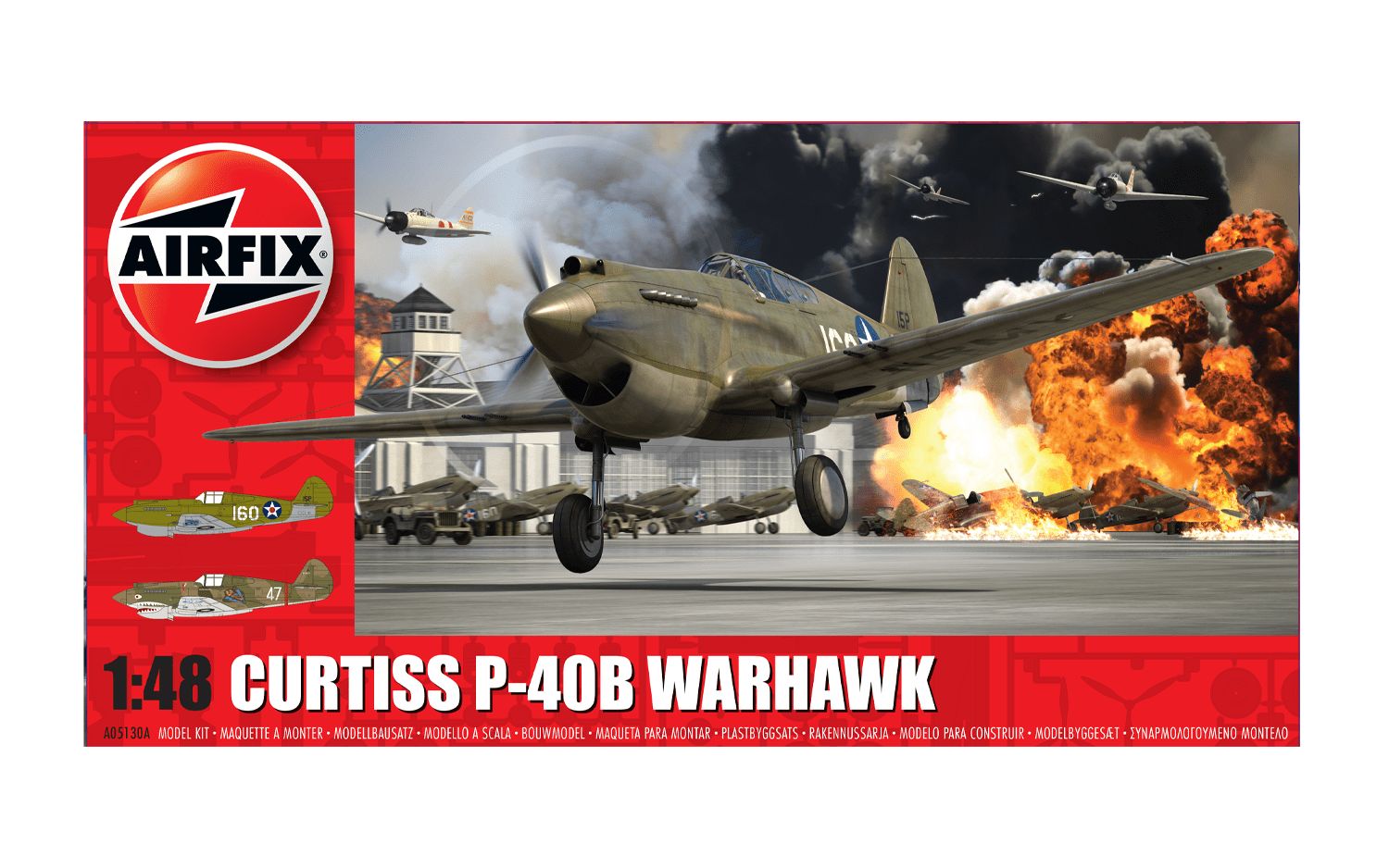 Aircraft Airfix 1/48 Curtiss P-40B Warhawk 1:48