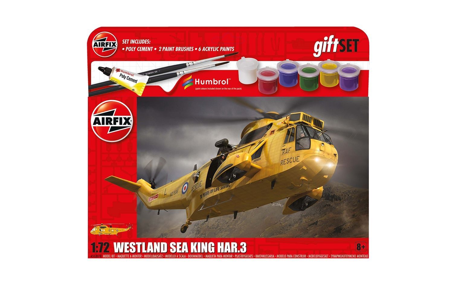 Aircraft Airfix 1/72 Hanging Gift Set - Westland Sea King HAR.3
