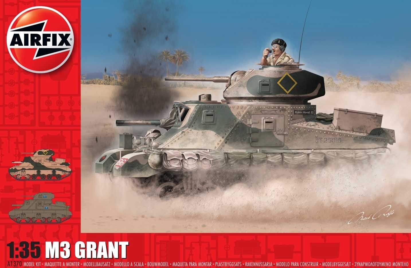 Military Airfix 1/35 M3 Grant Kit