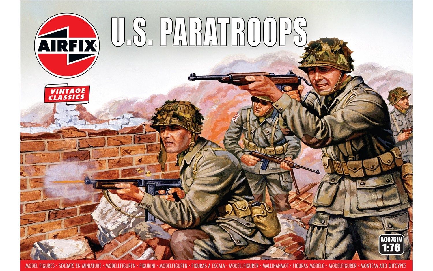 Military Airfix 1/76 WWII U.S Paratroops