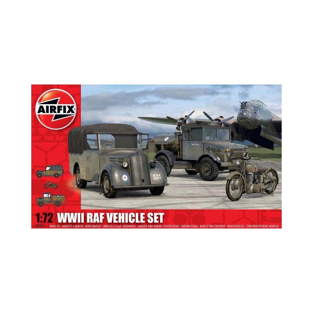 Military Airfix 1/72 WW2 RAF Vehicle Set