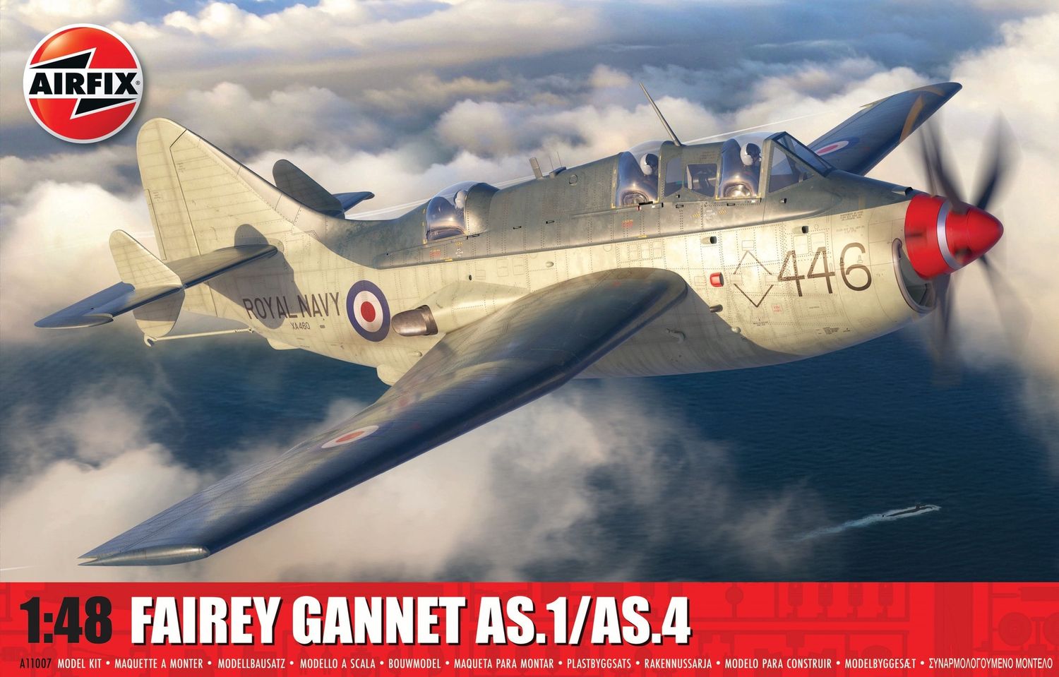 Aircraft Airfix 1/48 Fairey Gannet AS.1/AS.4