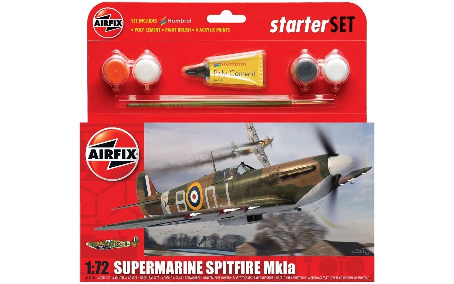 Aircraft Airfix 1/72 Supermarine Spitfire Mk1A