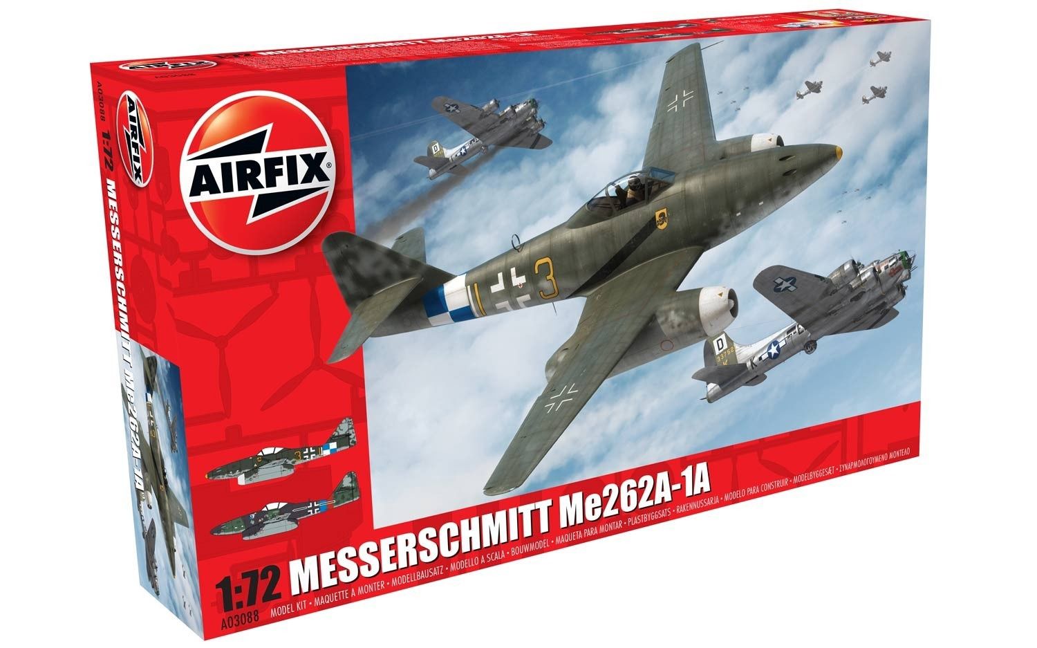 Aircraft Airfix 1/72 Messerschmitt Me262A-1A