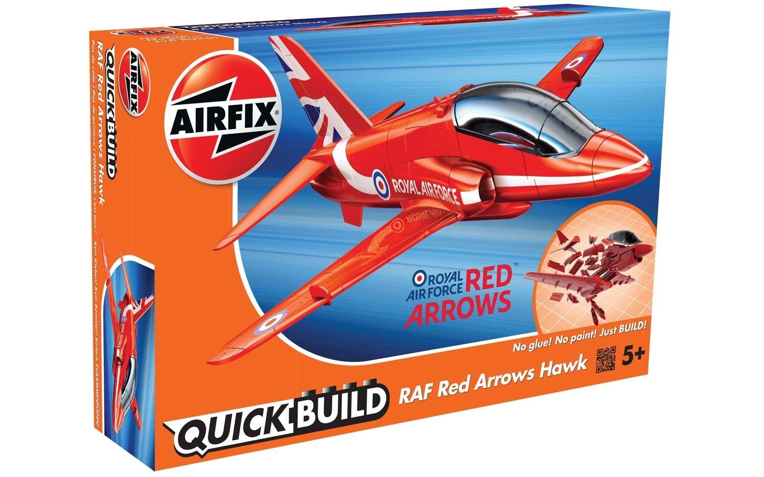 Aircraft Airfix Quickbuild Quickbuild BAe Hawk RAF Red Arrows