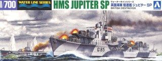 Ship Aoshima 1/700 HMS Jupiter British Destroyer