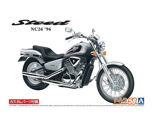Cars, Bikes and Trucks Aoshima 1/12 Honda NC26 Steed VSE 1996