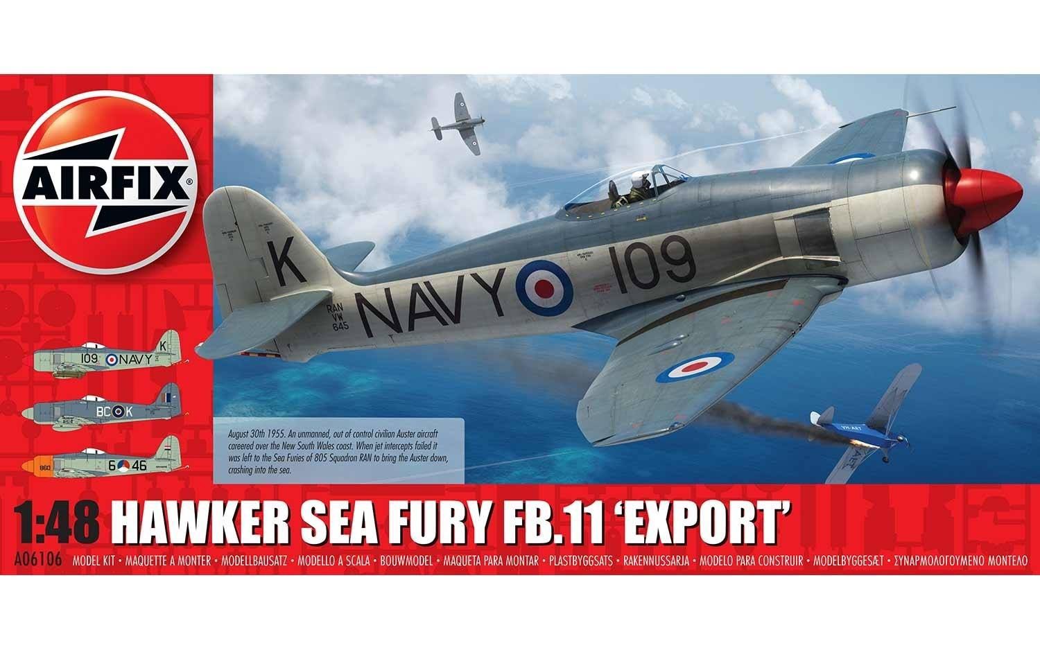 Aircraft Airfix 1/48 Hawker Sea Fury FB.11 "Export"
