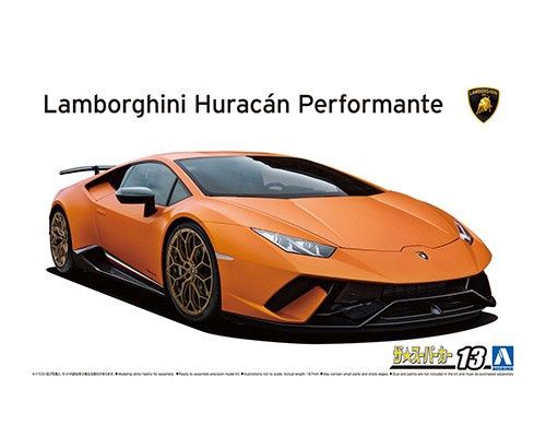 Cars, Bikes and Trucks Aoshima 1/24 Lamborghini Huracan Performante Mk.2