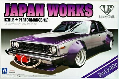 Cars, Bikes and Trucks Aoshima 1/24 LB Japan Works Nissan Skyline 4 Door