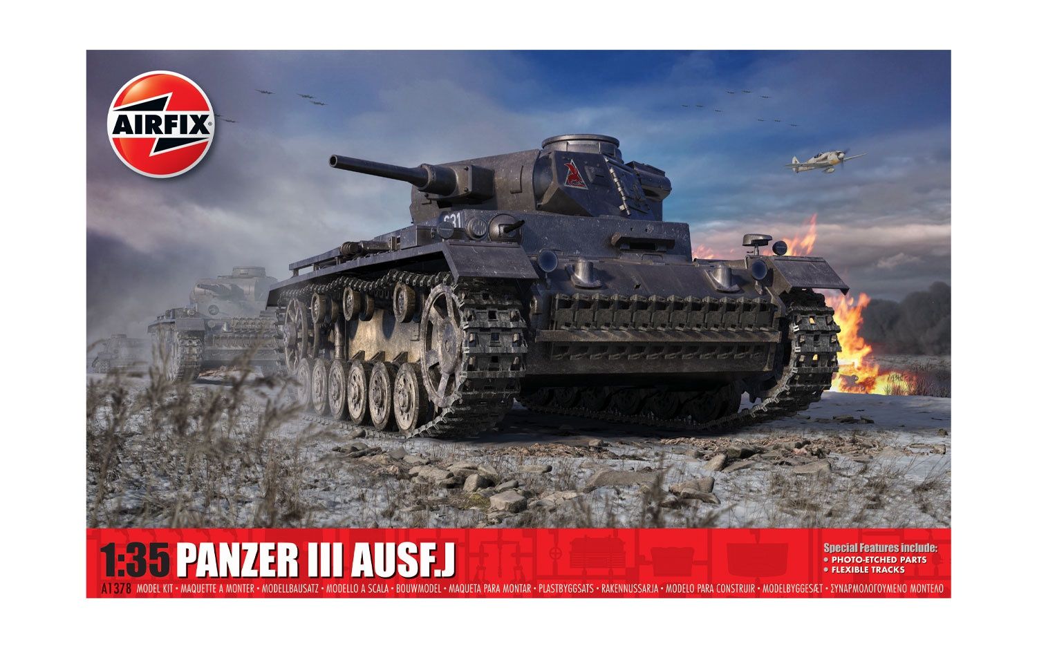 Military Airfix 1/35 Panzer III Ausf J