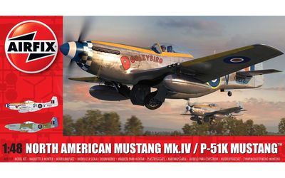 Aircraft Airfix 1/48 North American Mustang Mk.IV / P-51K