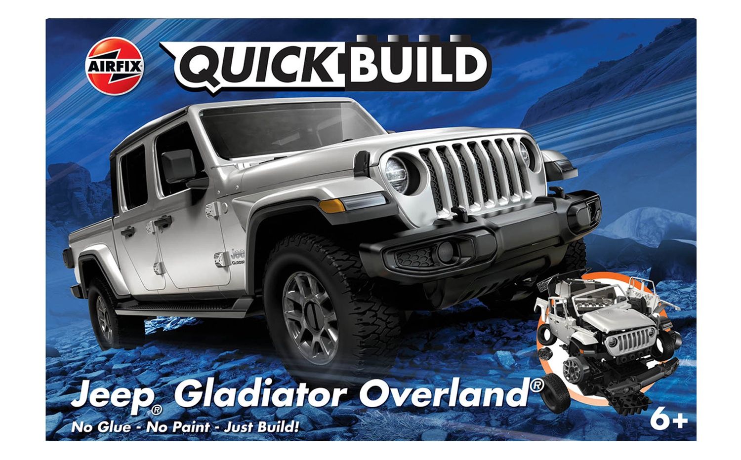 Cars, Bikes and Trucks Airfix Quickbuild Quickbuild Jeep Gladiator JT Overland