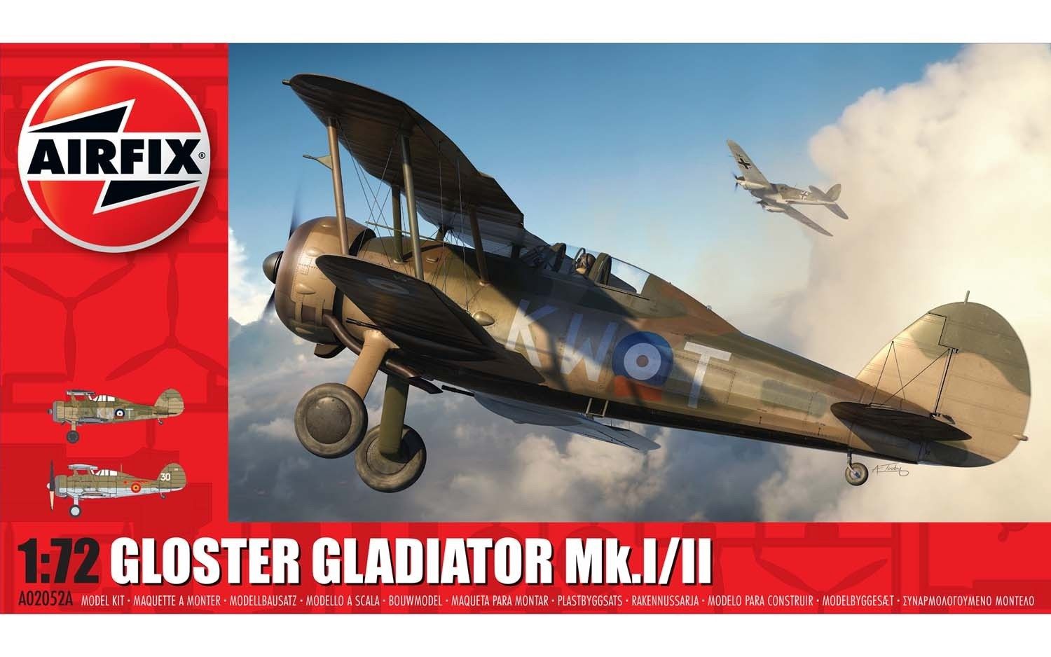 Aircraft Airfix 1/72 Gloster Gladiator Mk.I/II